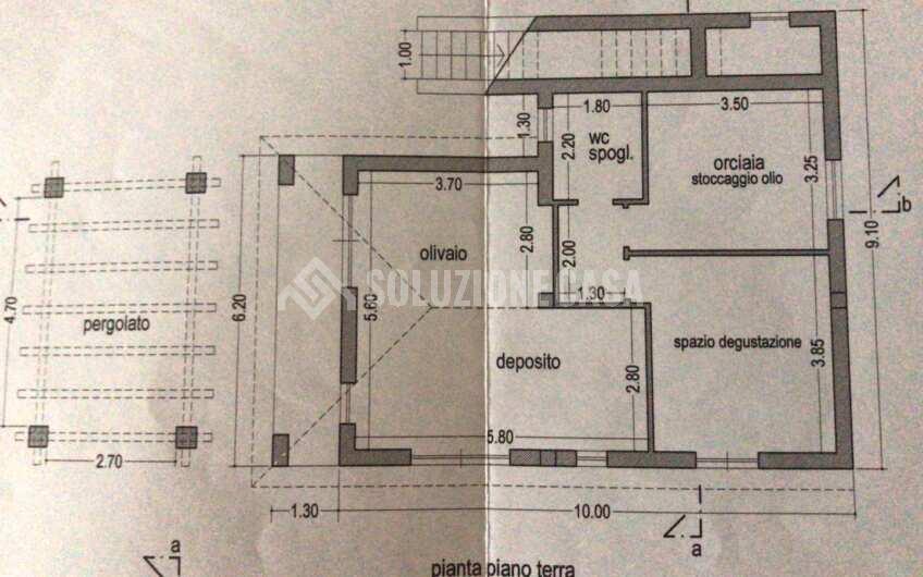 SC1356 Terreno con progetto approvato vicino al mare a Villammare  nel Golfo di Policastro