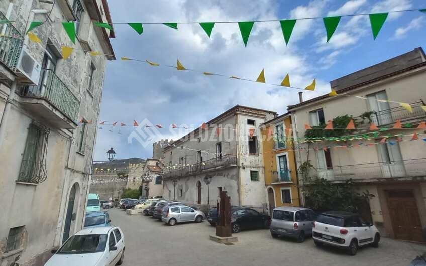 SC1364 Terracielo in palazzo d’epoca nel borgo medievale di Camerota