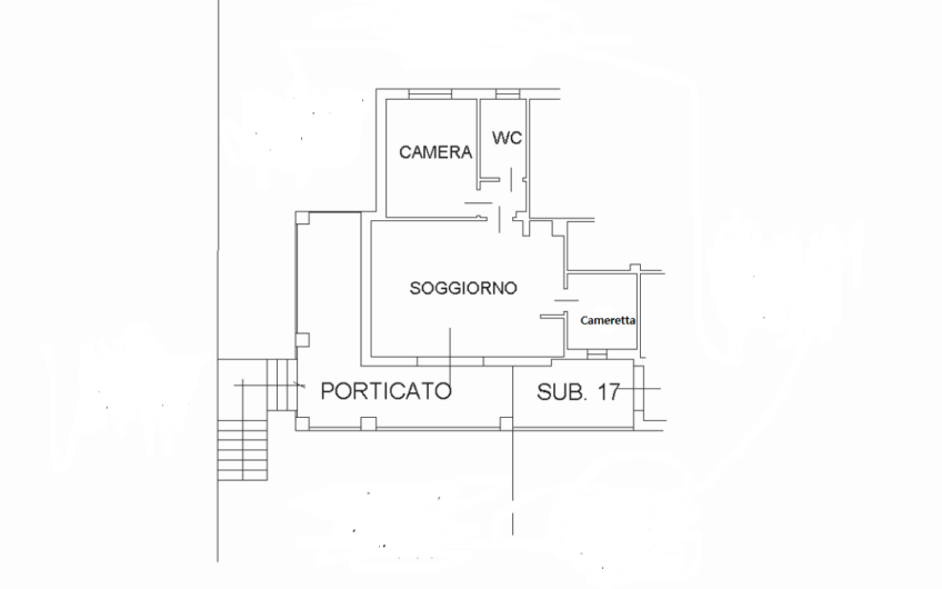 SC1376/B2 Appartamento con terrazzo in una stupenda villa a Scario