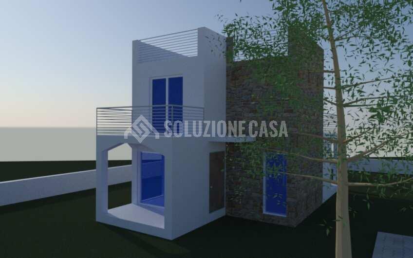 SC1401 Villa indipendente allo stato grezzo vista mare a Giungano