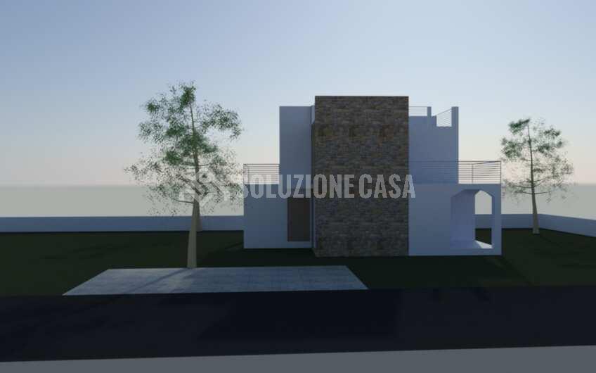 SC1401 Villa indipendente allo stato grezzo vista mare a Giungano