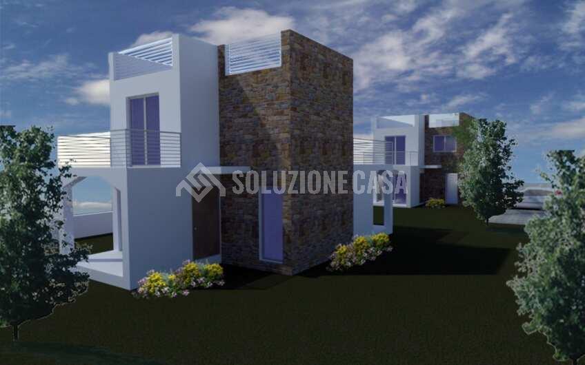 SC1401 Villa indipendente allo stato grezzo vista mare a Giungano